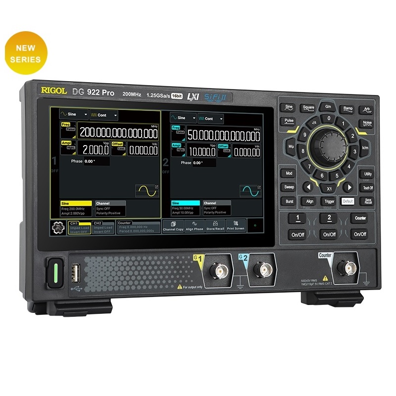DG922 Pro 200MHz 函數/任意波形產生器